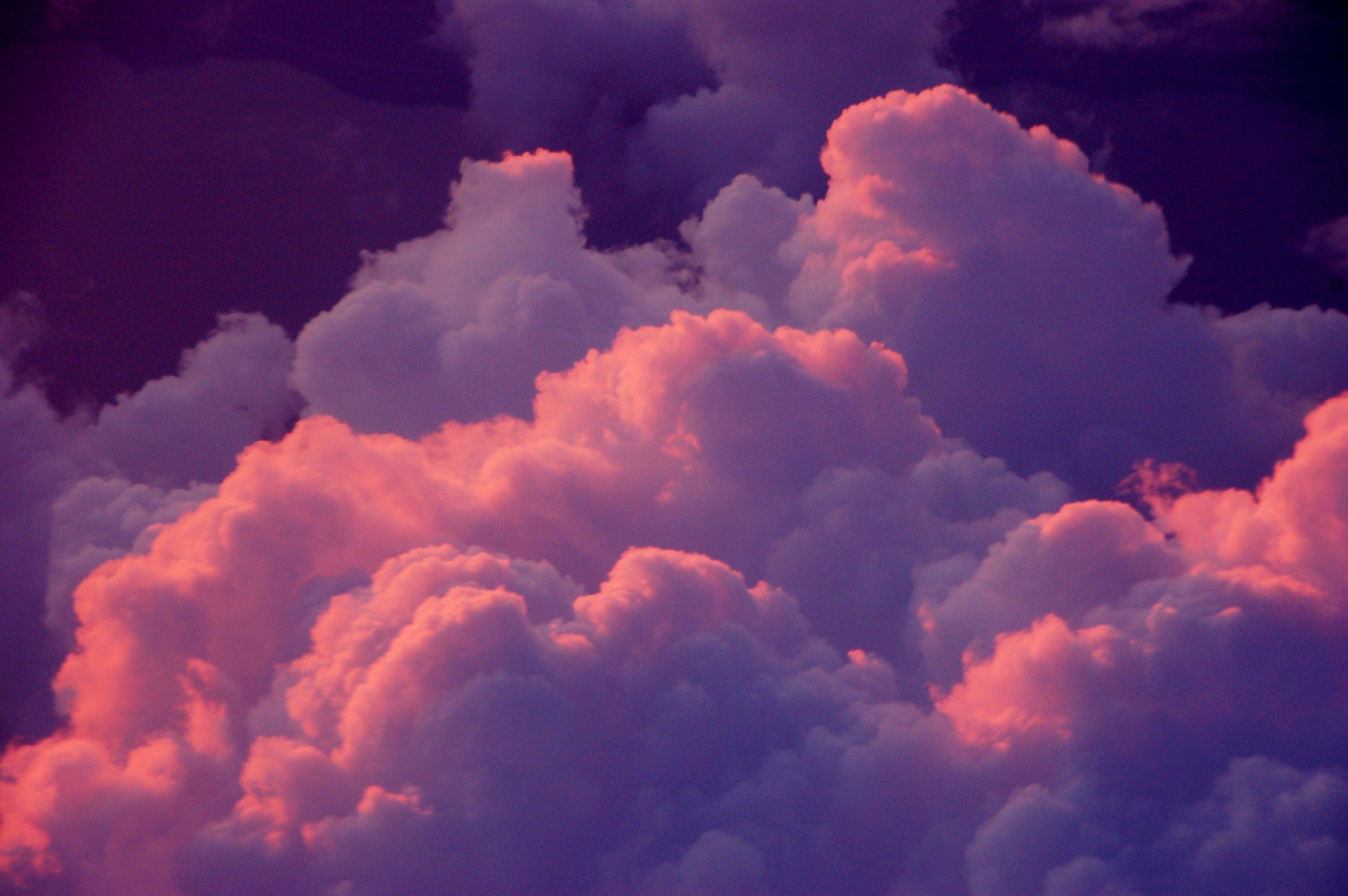 Detail Pink Cloud Background Nomer 25