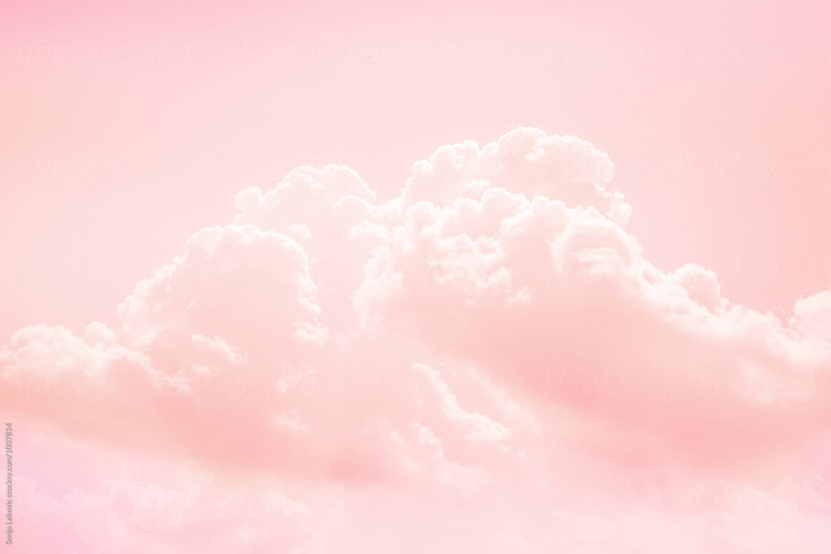 Detail Pink Cloud Background Nomer 29