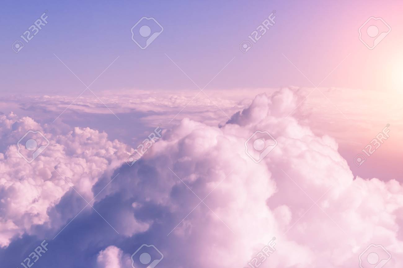 Detail Pink Cloud Background Nomer 30