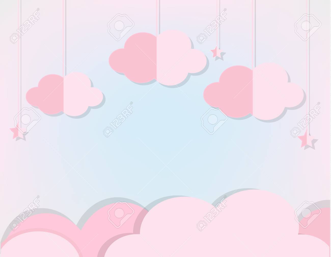 Detail Pink Cloud Background Nomer 54