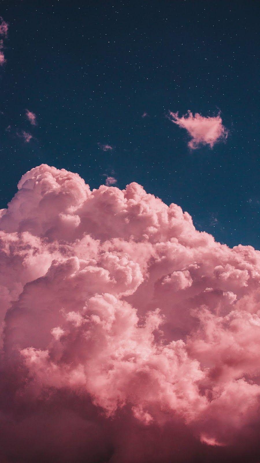 Detail Pink Cloud Background Nomer 7