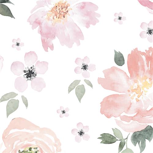 Detail Pink Floral Wallpaper Nomer 6