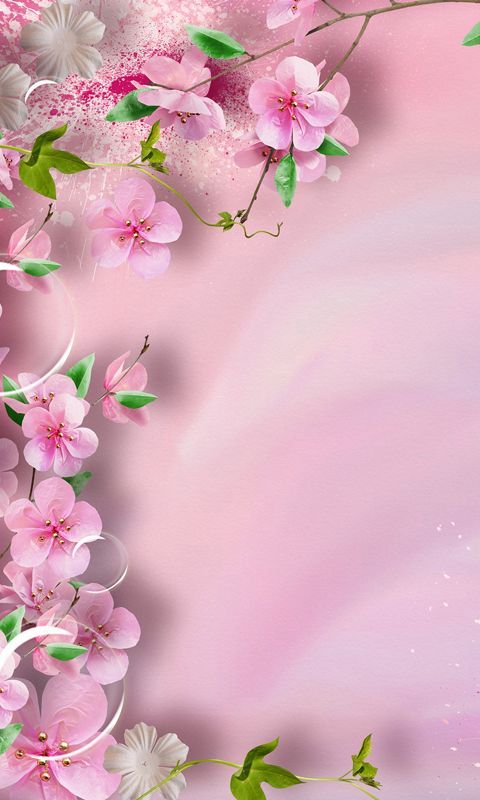 Detail Pink Flower Background Hd Nomer 9