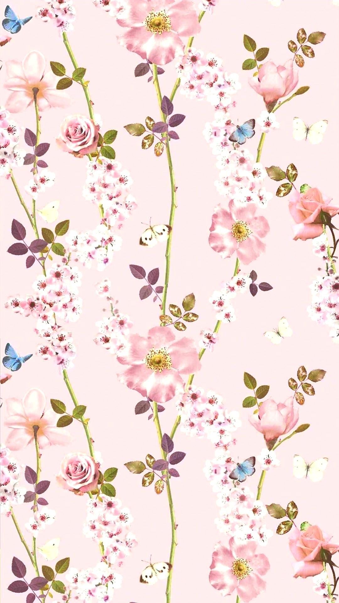 Detail Pink Flower Wallpaper Nomer 26