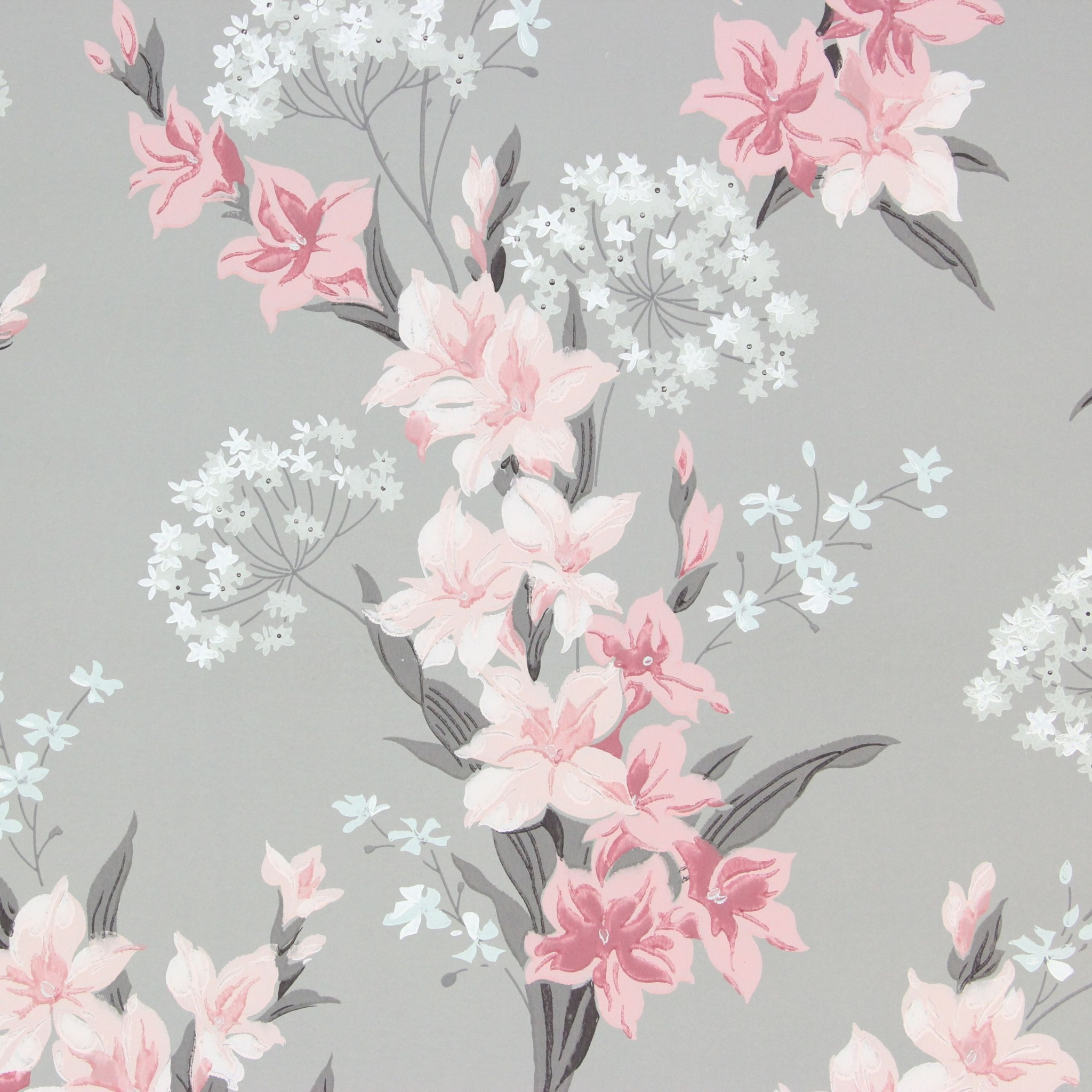Detail Pink Flowers Wallpaper Nomer 14