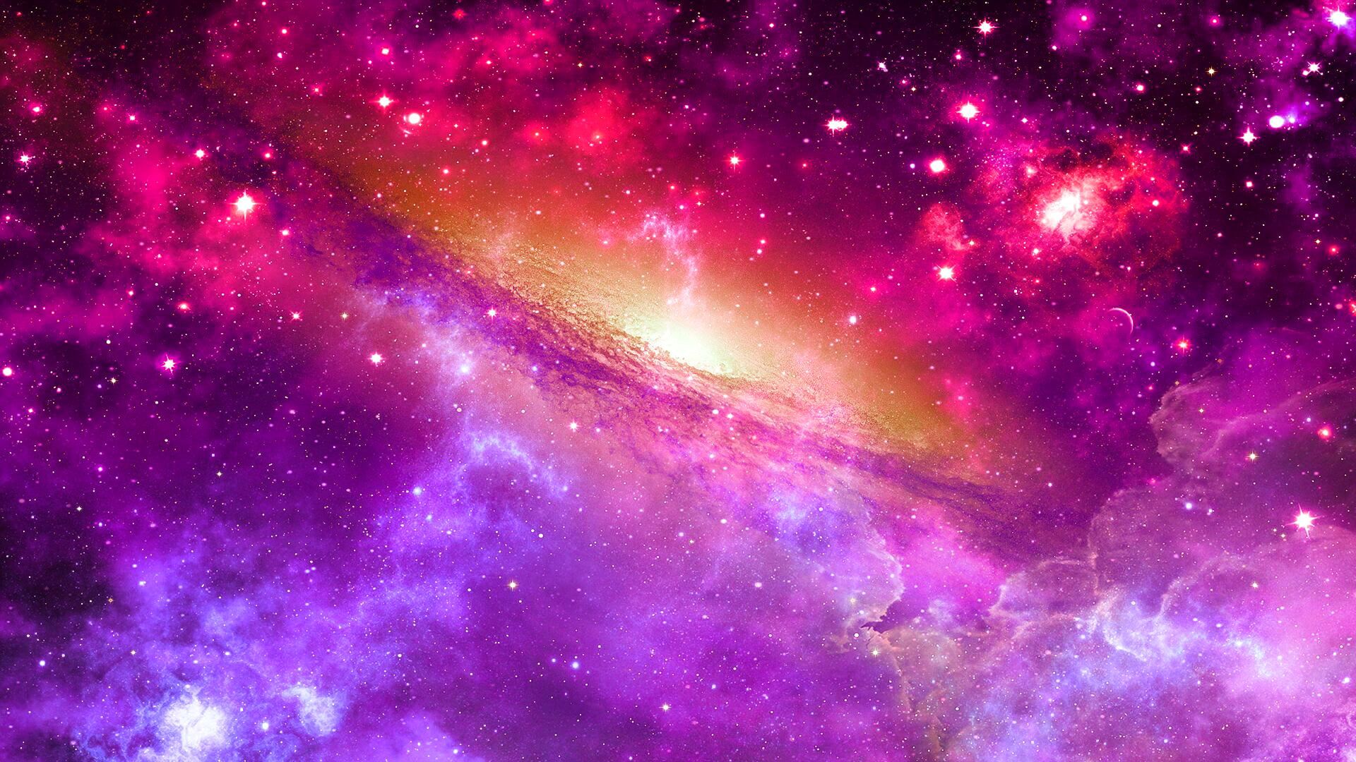 Detail Pink Galaxy Wallpaper Hd Nomer 2