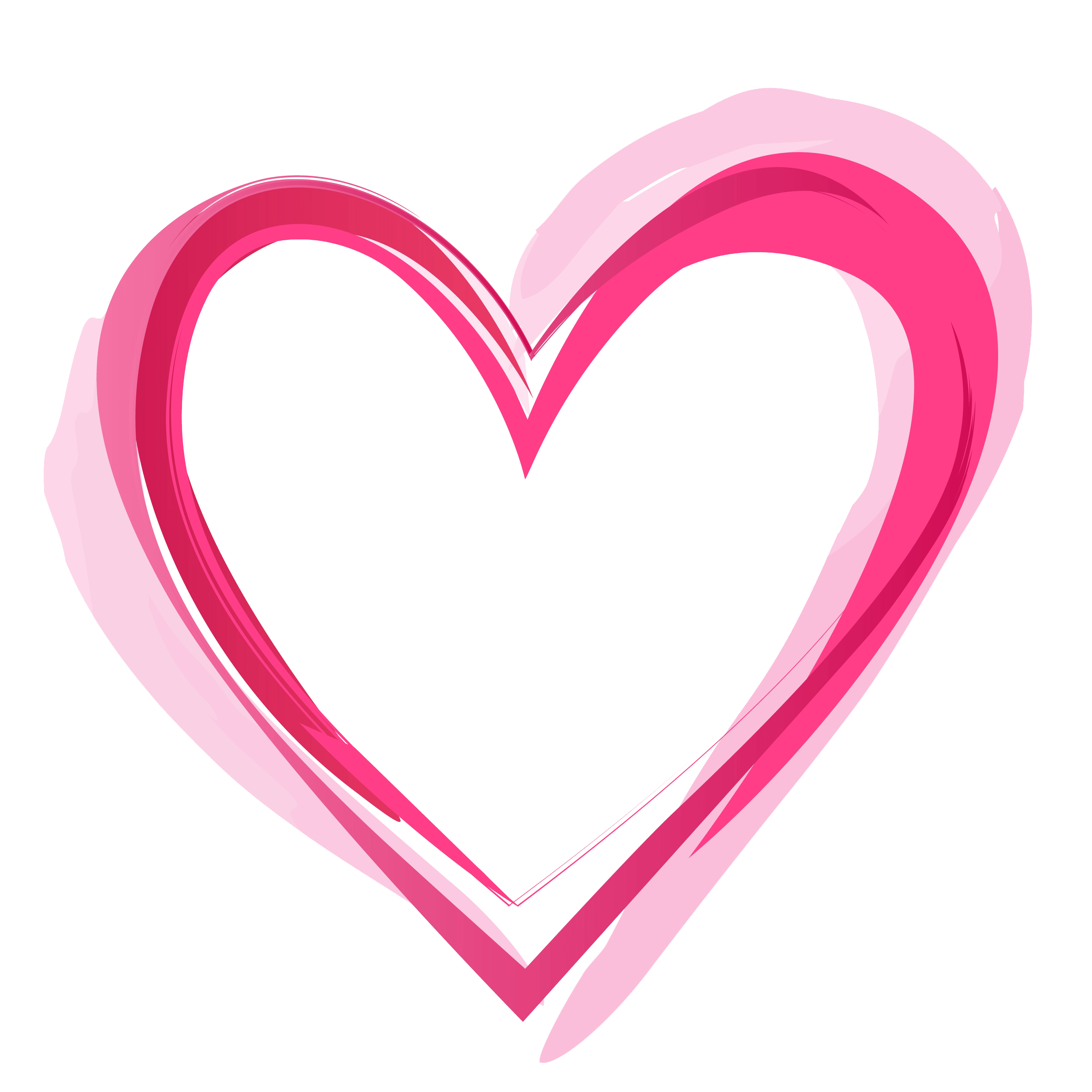 Detail Pink Heart Png Nomer 2