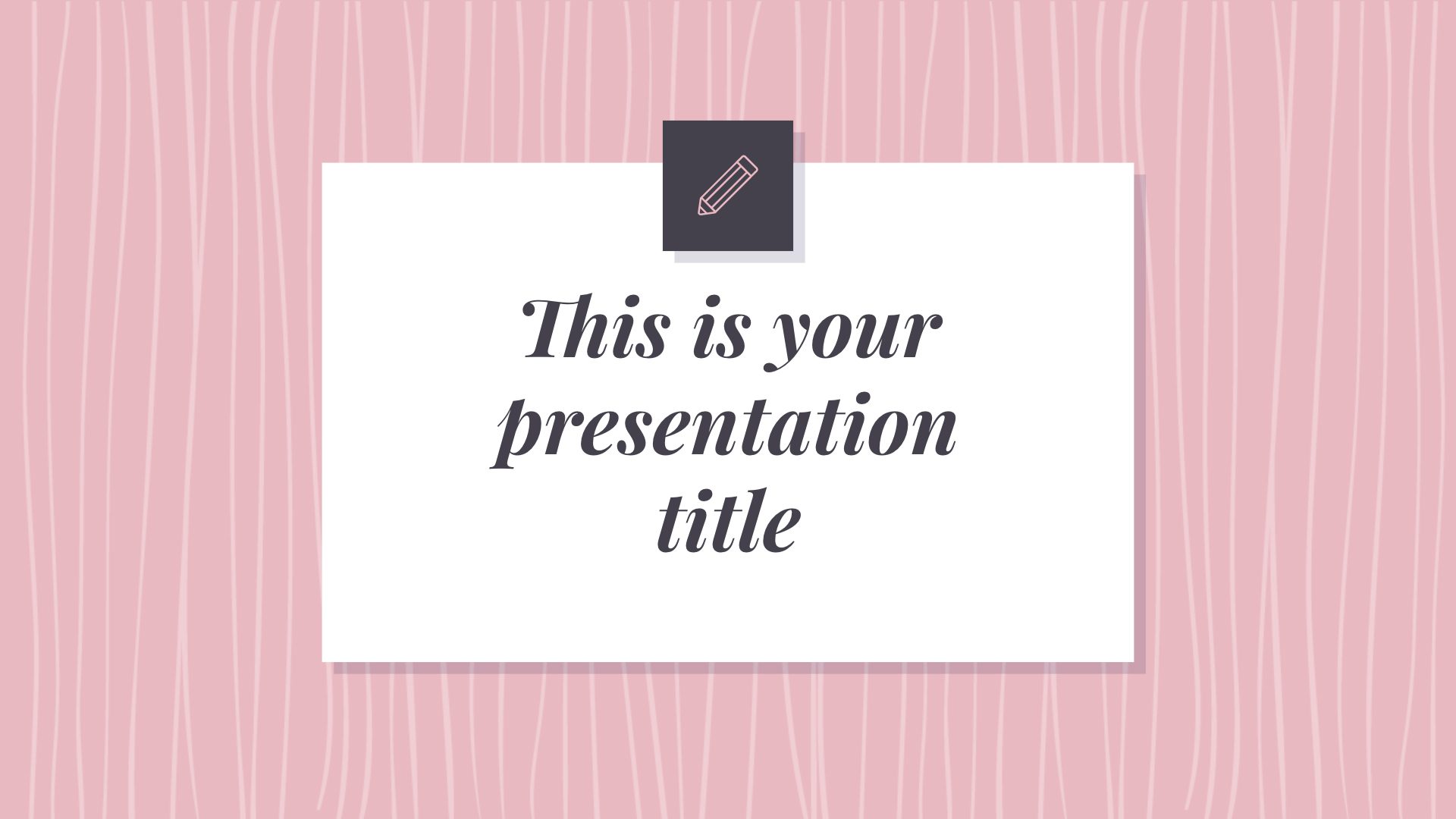 Detail Pink Powerpoint Template Nomer 13