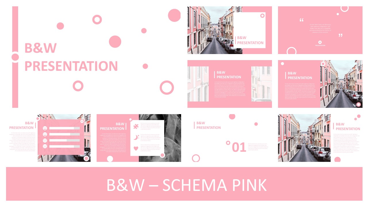 Detail Pink Powerpoint Template Nomer 3