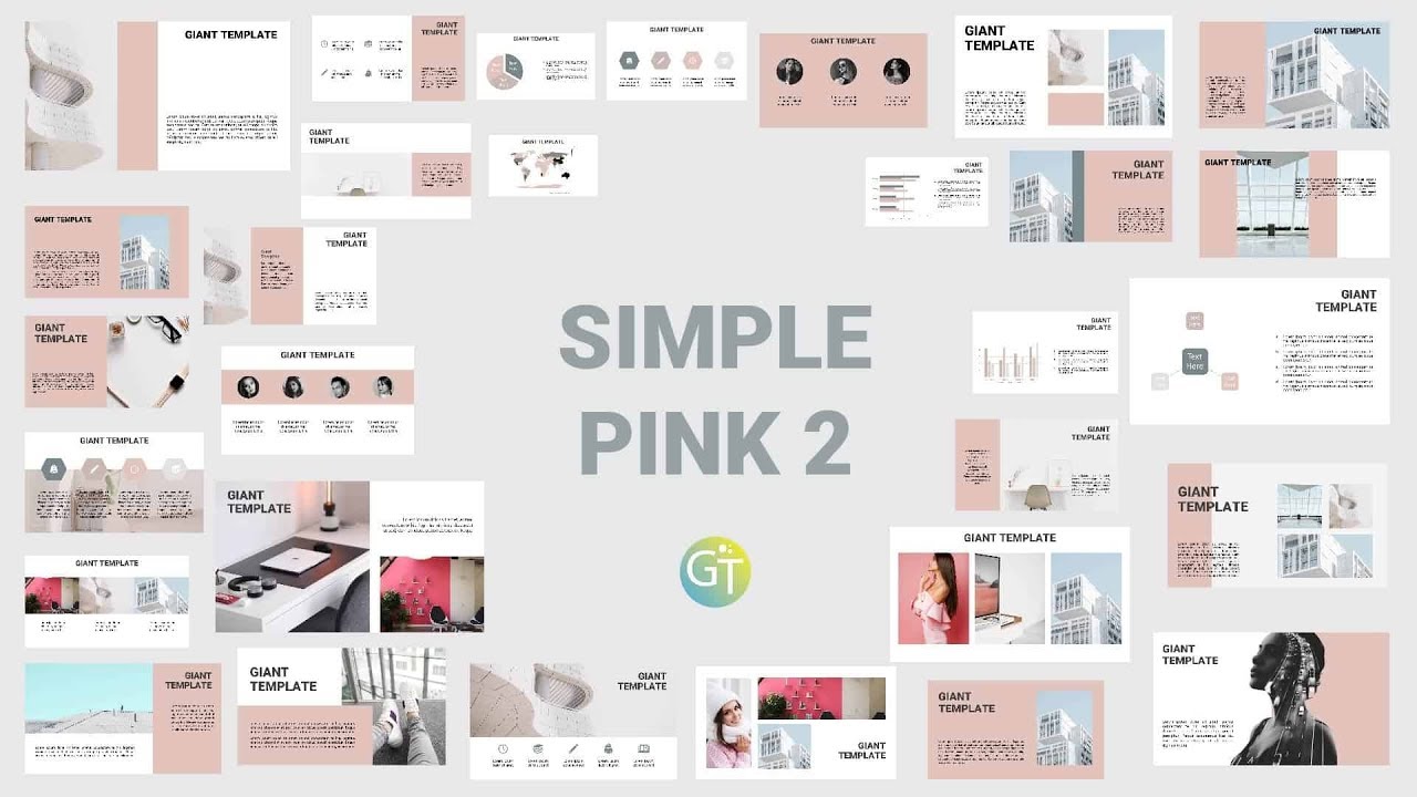 Detail Pink Powerpoint Template Nomer 28