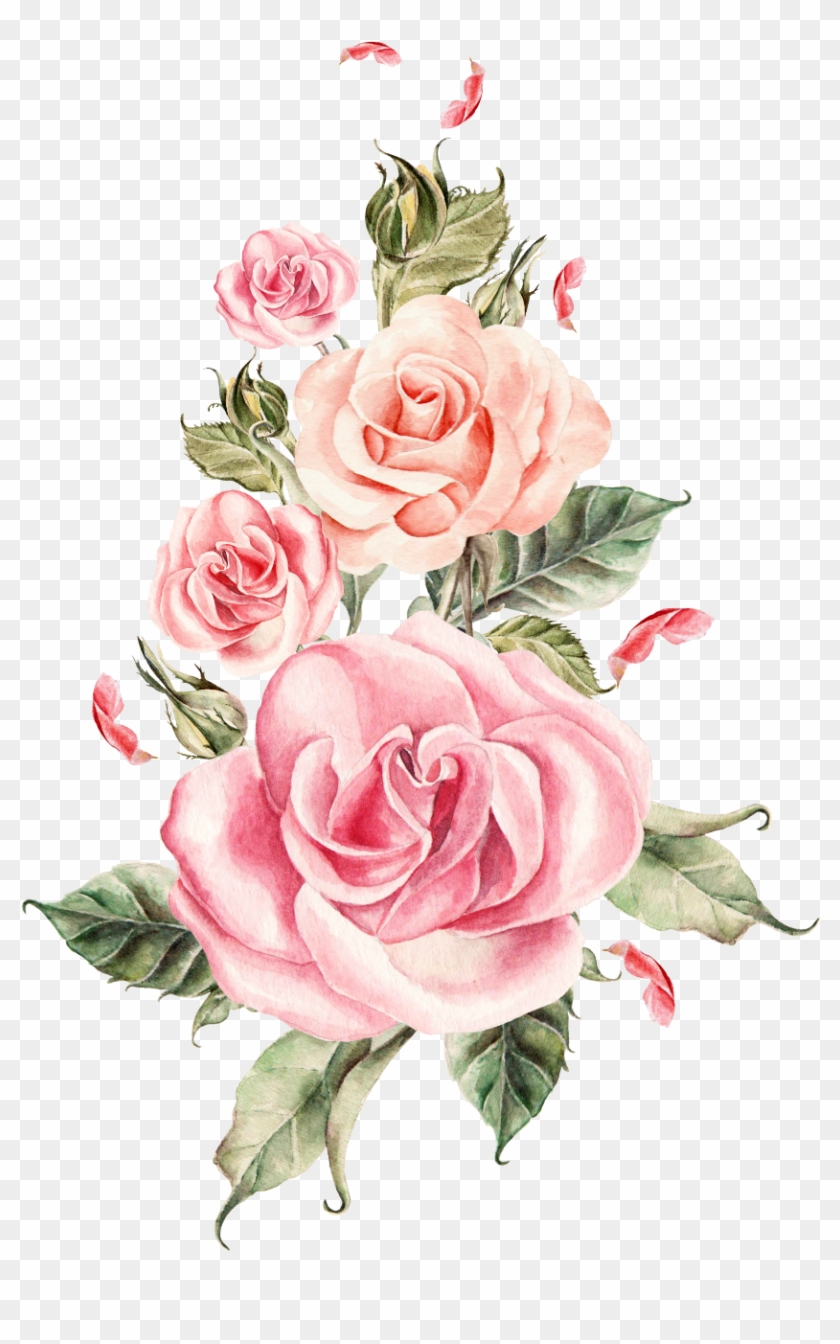 Detail Pink Rose Flower Png Nomer 44