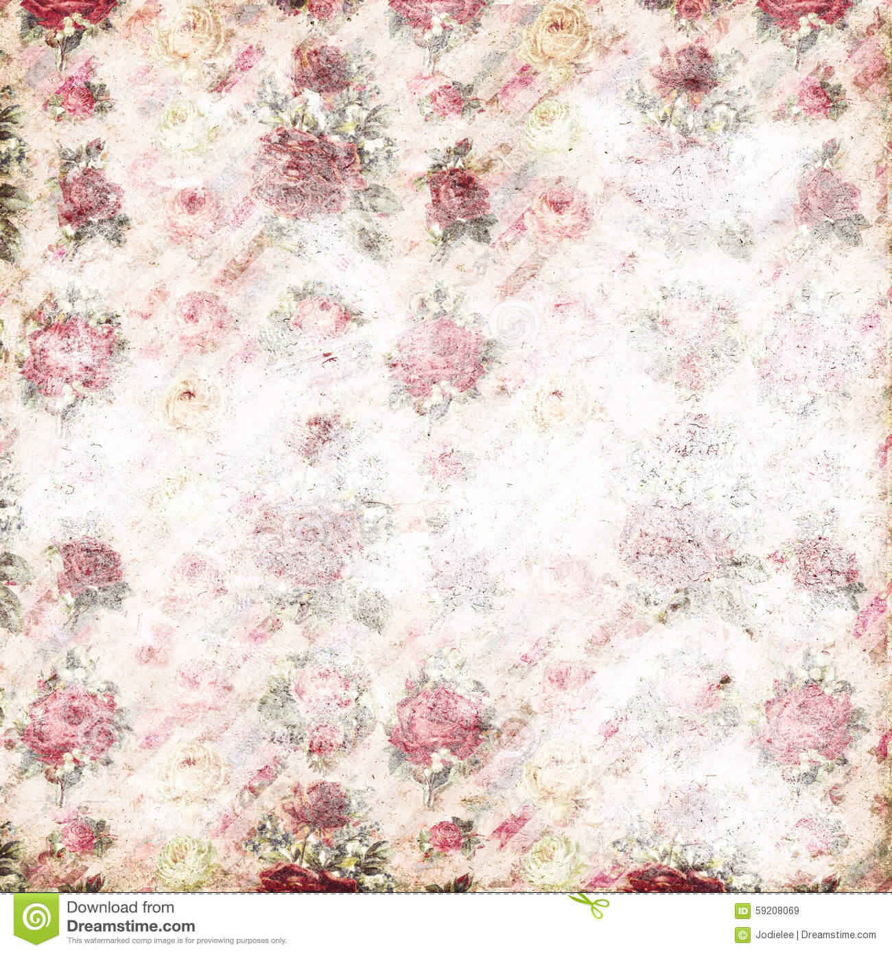 Detail Pink Shabby Chic Wallpaper Nomer 31