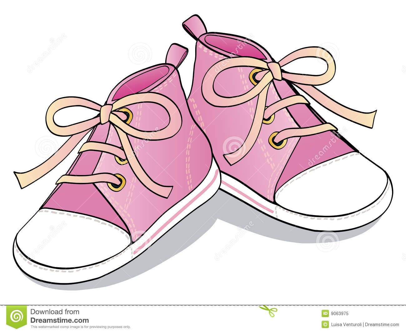 Detail Pink Shoes Clipart Nomer 2