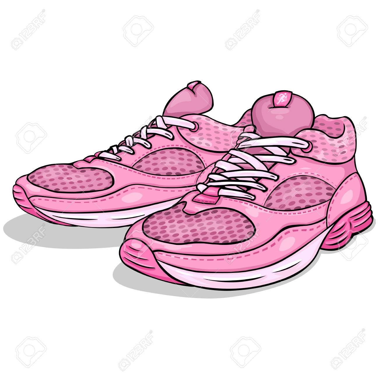 Detail Pink Shoes Clipart Nomer 3