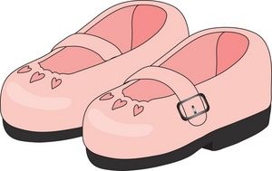 Detail Pink Shoes Clipart Nomer 24