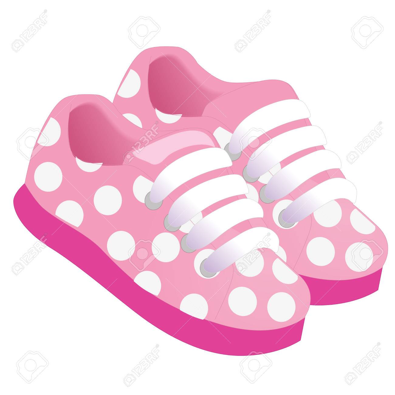 Detail Pink Shoes Clipart Nomer 30