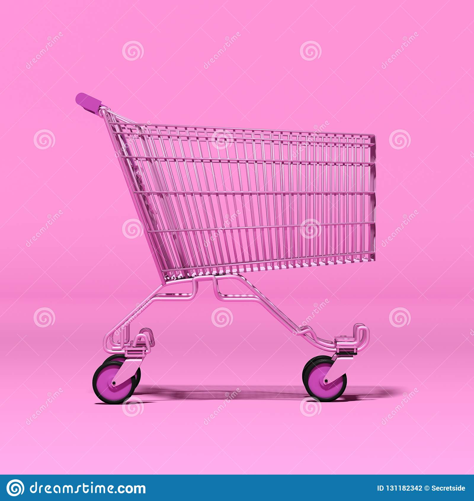 Detail Pink Shopping Cart Png Nomer 14