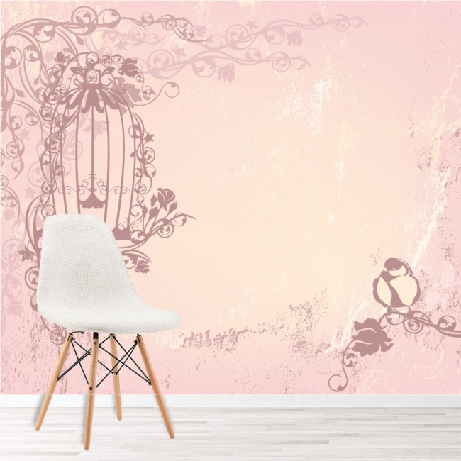 Detail Pink Vintage Wallpaper Nomer 10