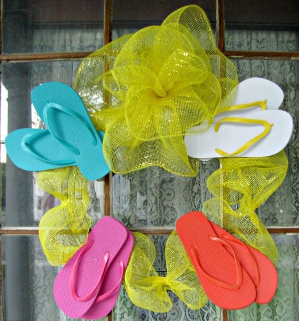 Detail Pinterest Flip Flop Wreath Nomer 30