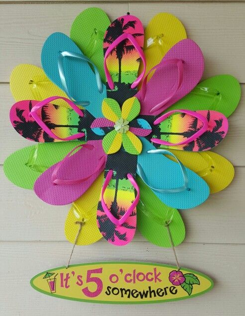 Detail Pinterest Flip Flop Wreath Nomer 35