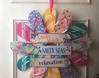 Detail Pinterest Flip Flop Wreath Nomer 50