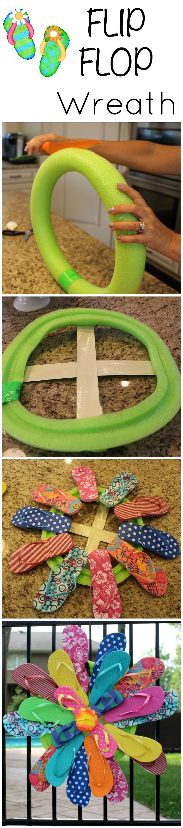 Detail Pinterest Flip Flop Wreath Nomer 7