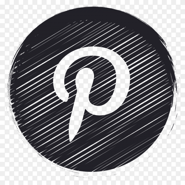 Detail Pinterest Logo Black Nomer 27
