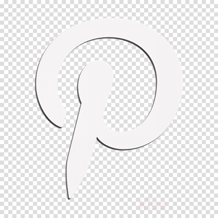 Detail Pinterest Logo White Nomer 39