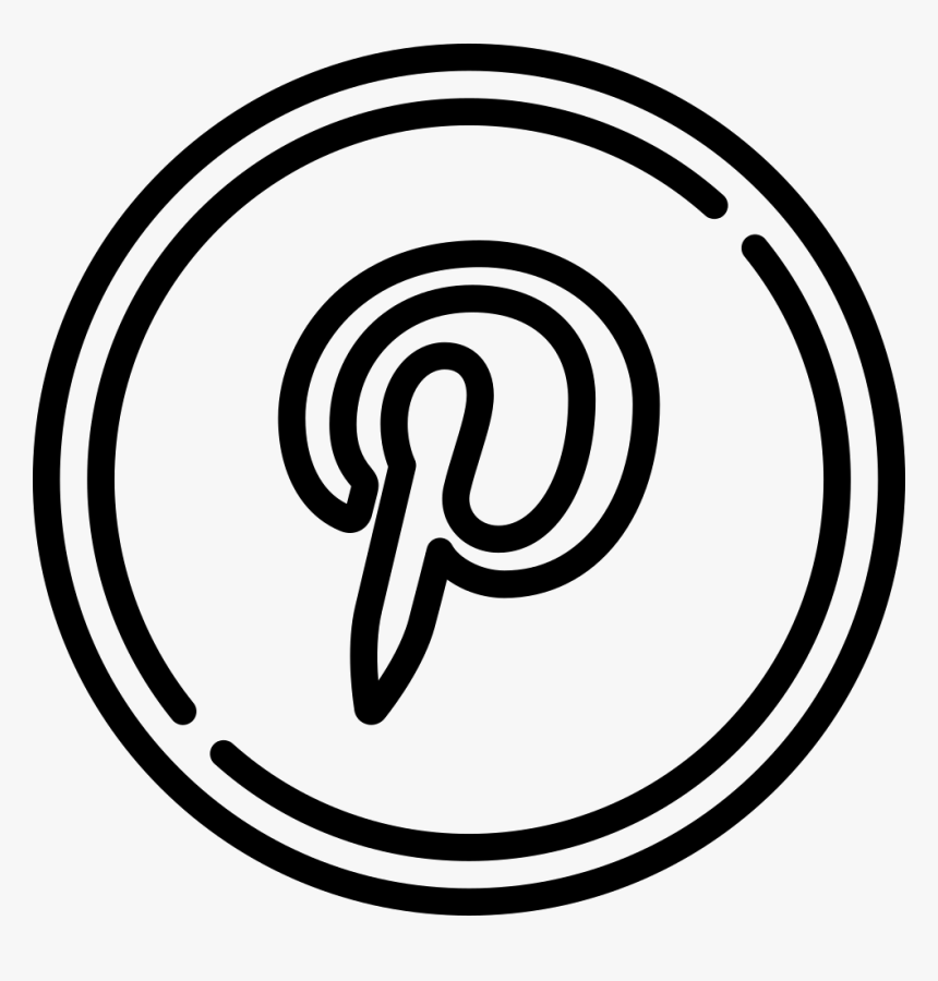 Detail Pinterest Logo White Png Nomer 37
