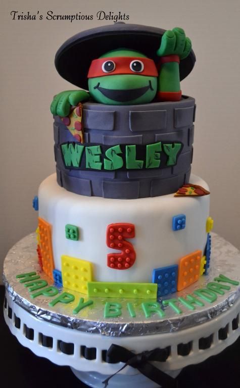 Detail Pinterest Ninja Turtle Cake Nomer 13