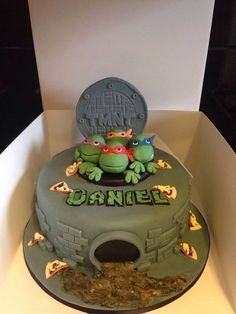 Detail Pinterest Ninja Turtle Cake Nomer 3