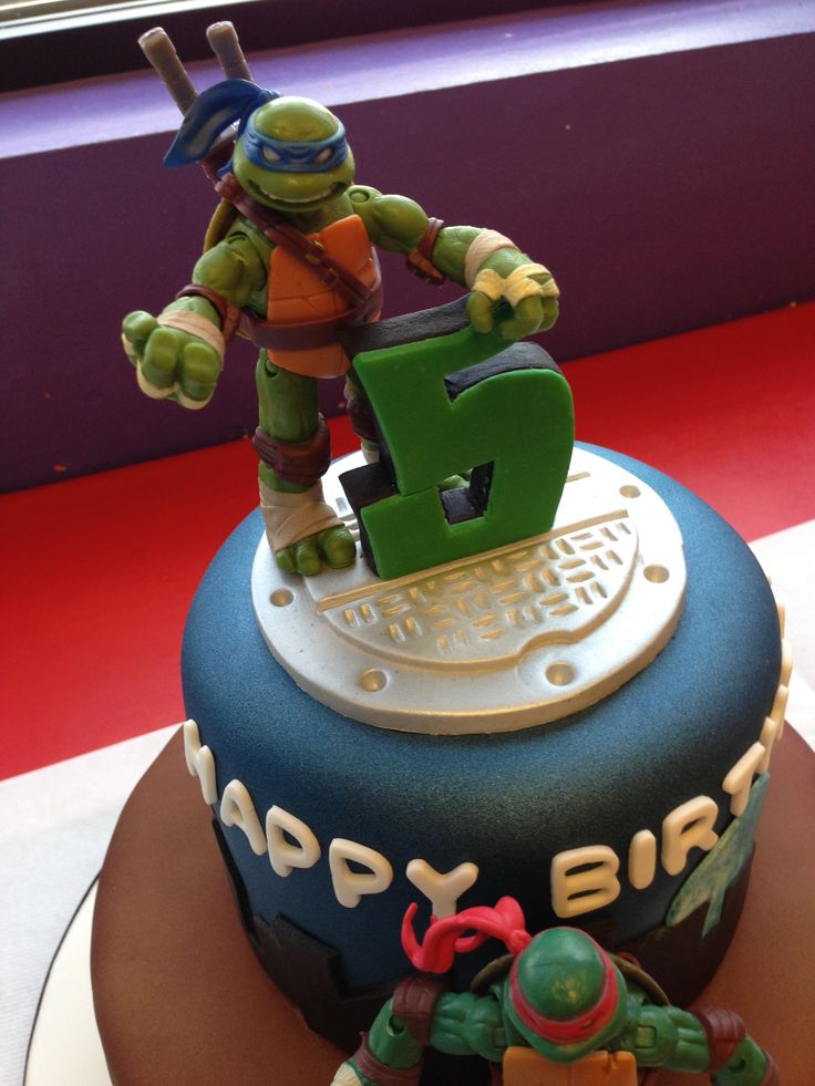 Detail Pinterest Ninja Turtle Cake Nomer 43