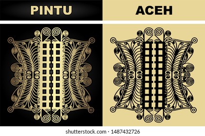 Detail Pintu Aceh Vector Nomer 3