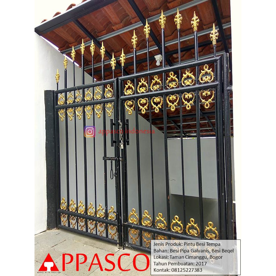 Detail Pintu Besi Tempa Nomer 41