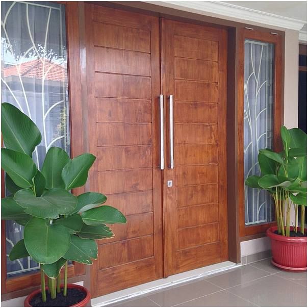 Detail Pintu Depan Rumah Minimalis Nomer 35