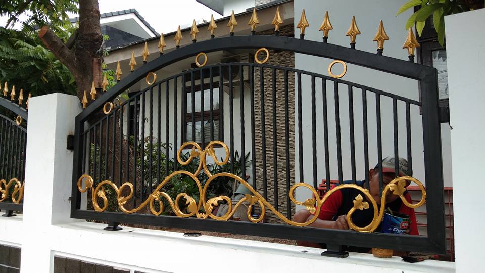 Detail Pintu Gerbang Besi Tempa Nomer 16