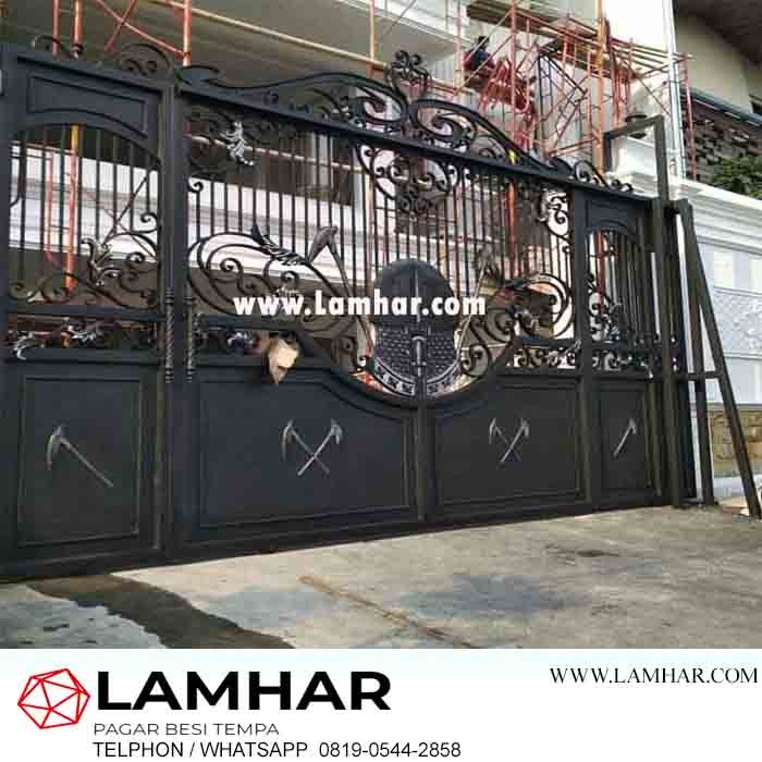 Detail Pintu Gerbang Besi Tempa Nomer 21