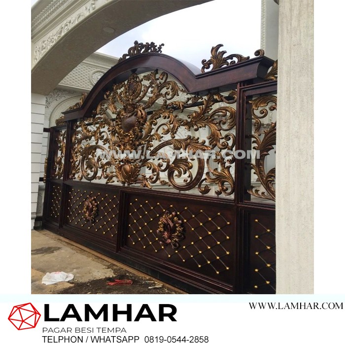 Detail Pintu Gerbang Besi Tempa Nomer 4