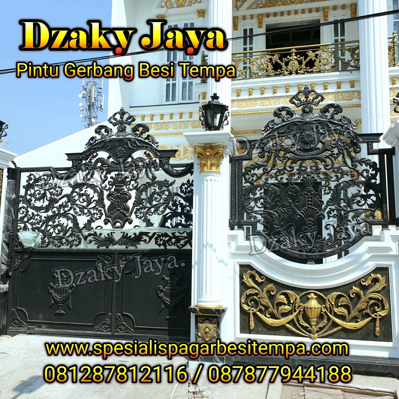 Detail Pintu Gerbang Besi Tempa Nomer 32