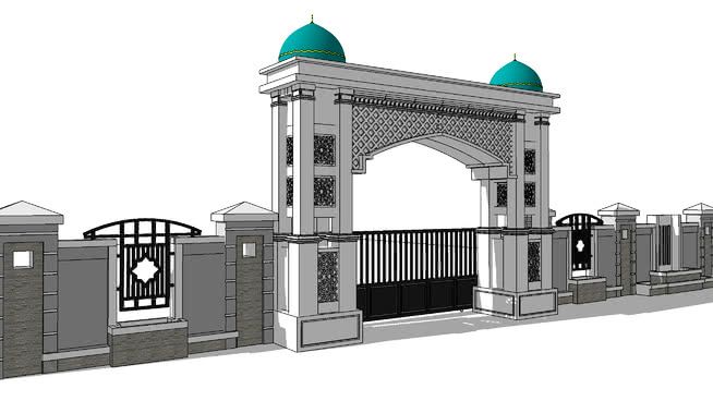 Pintu Gerbang Masjid Minimalis - KibrisPDR