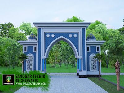 Detail Pintu Gerbang Masjid Minimalis Nomer 2