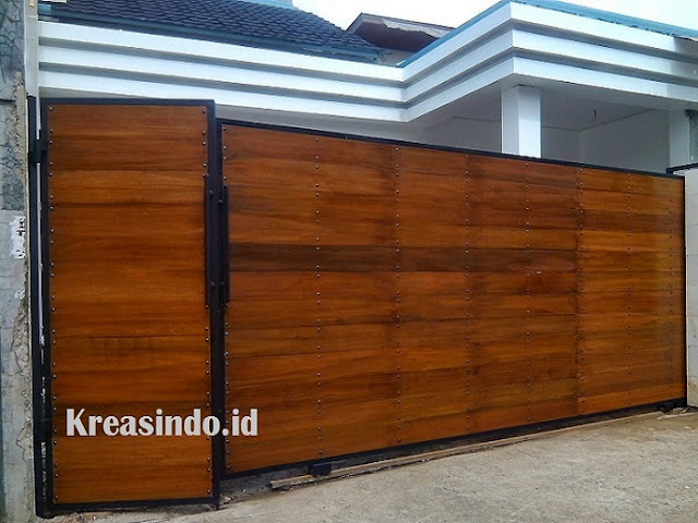 Detail Pintu Gerbang Minimalis Kayu Nomer 33