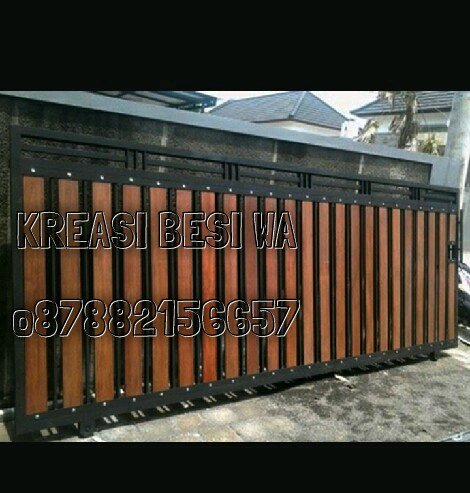 Detail Pintu Gerbang Minimalis Kayu Nomer 40