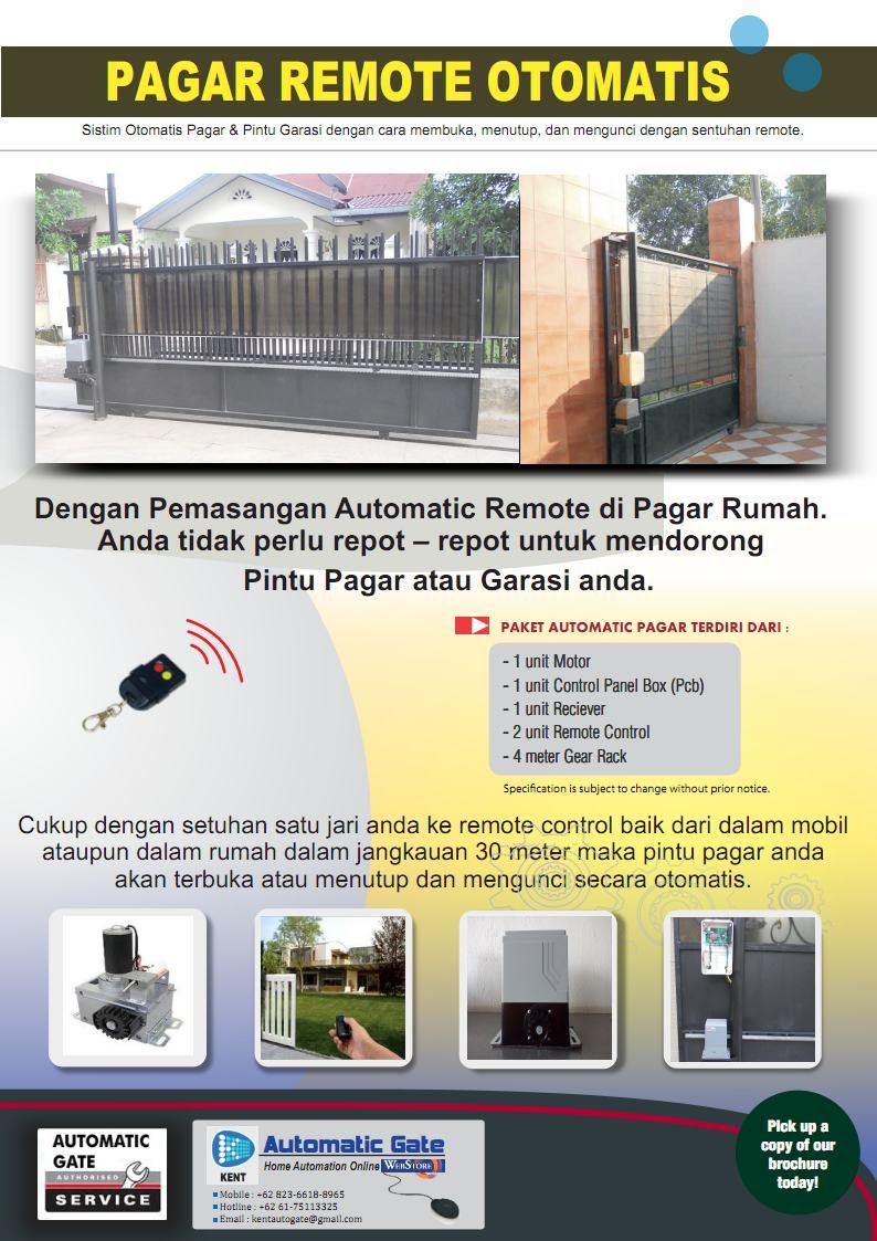 Detail Pintu Gerbang Rumah Otomatis Nomer 16