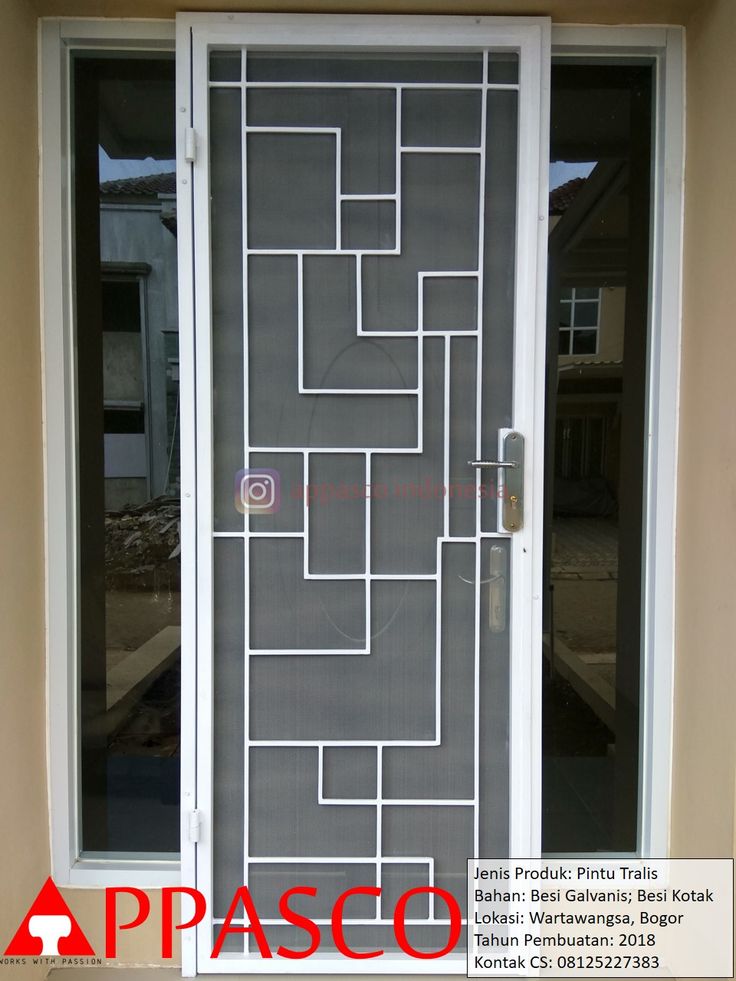 Detail Pintu Rumah Besi Minimalis Nomer 45