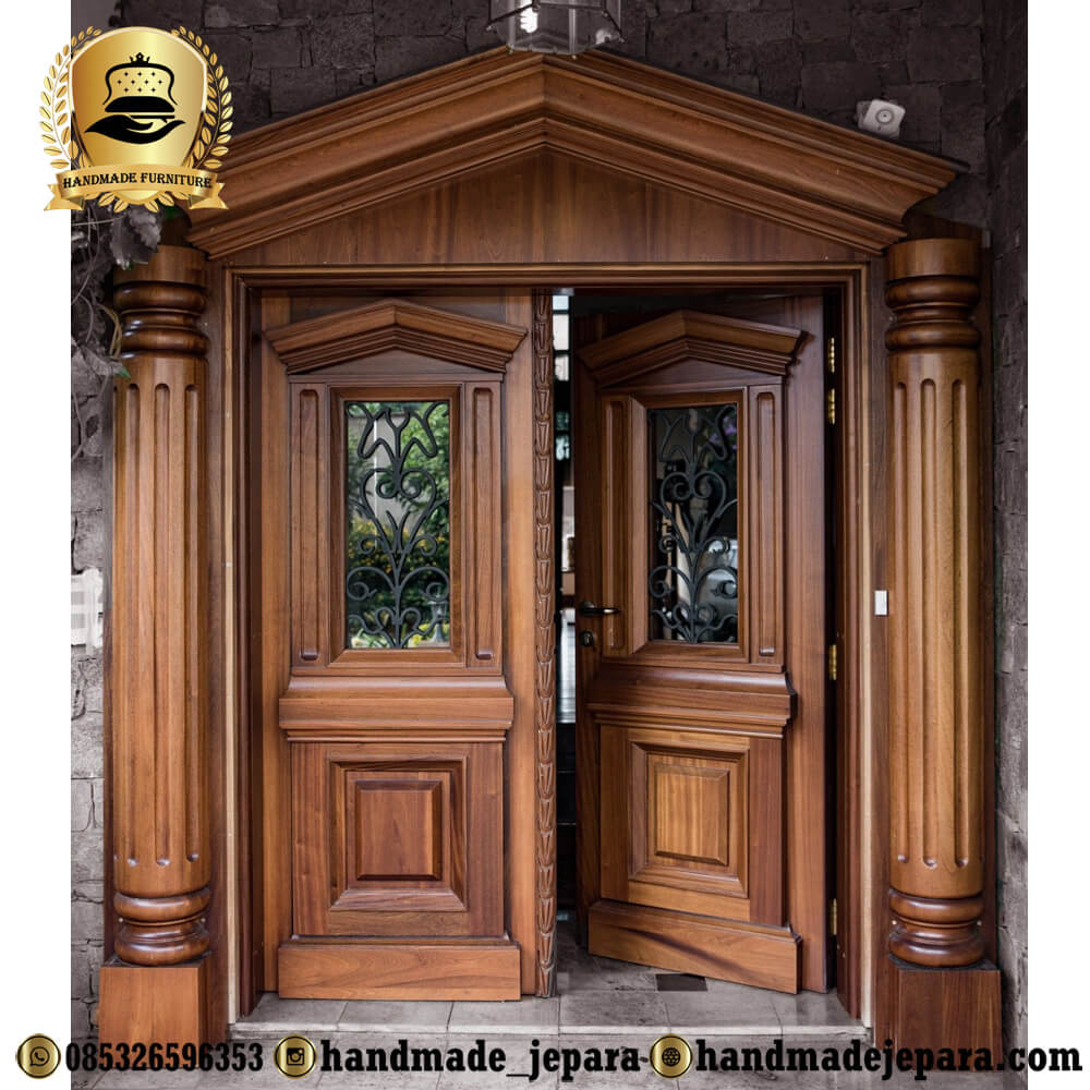 Detail Pintu Rumah Jati Nomer 23