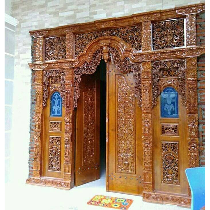 Detail Pintu Rumah Jati Nomer 24