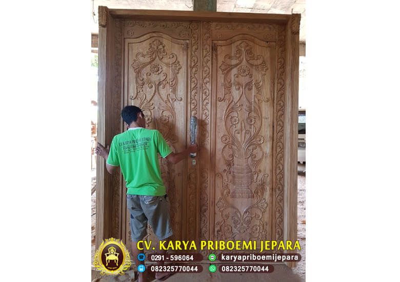 Detail Pintu Rumah Kayu Jati Nomer 24