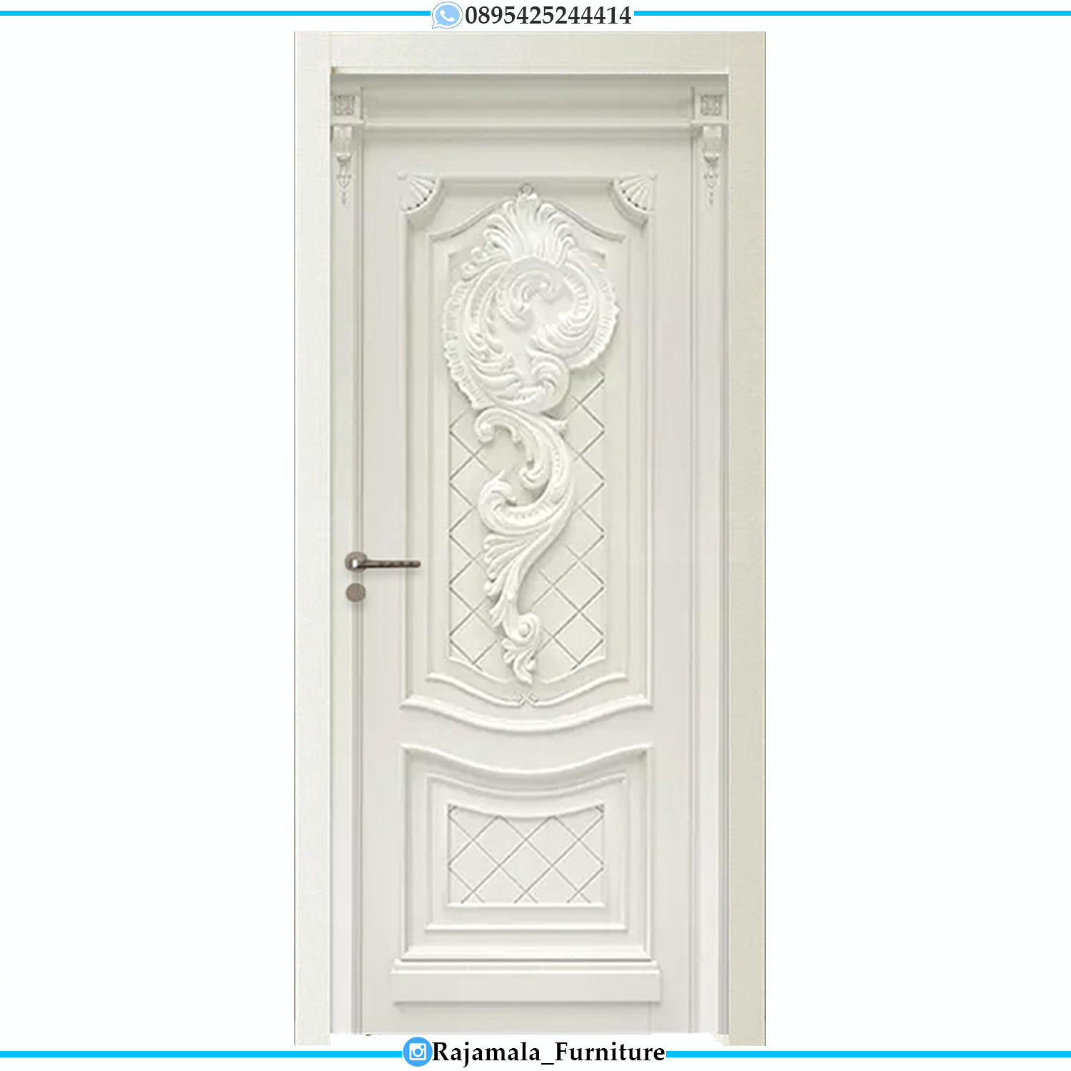 Detail Pintu Rumah Minimalis Putih Nomer 24