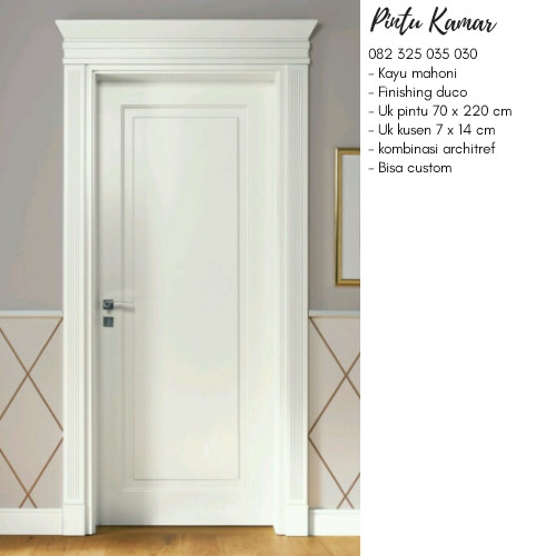 Detail Pintu Rumah Minimalis Warna Putih Nomer 27